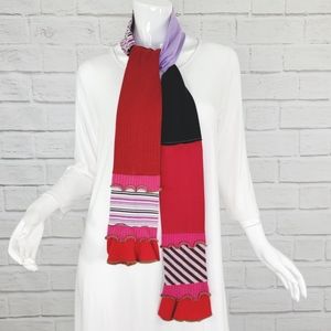 Elisabethan Recycled Multi Pippi Ruffle Scarf NWT!